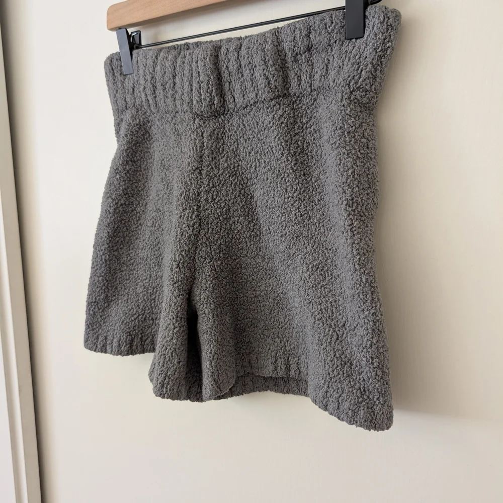 SKIMS Womens S/M Cozy Knit Boucle Knitted Shorts Green Loungewear Sleepwear - Picture 3 of 6